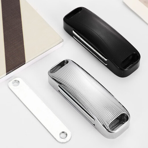 达居匠强磁门吸柜门磁铁吸合器磁吸门关不紧神器移门推拉门免打孔锁银色