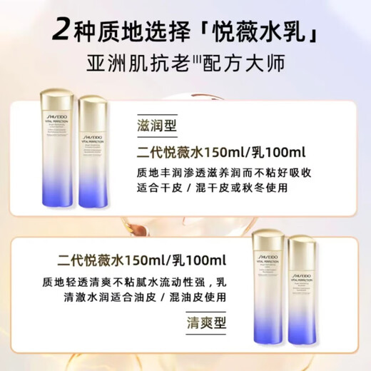 Shiseido Yuewei Moisturizing and Brightening Water 150ml Hydrating Blemish Firming Toner Birthday Gift