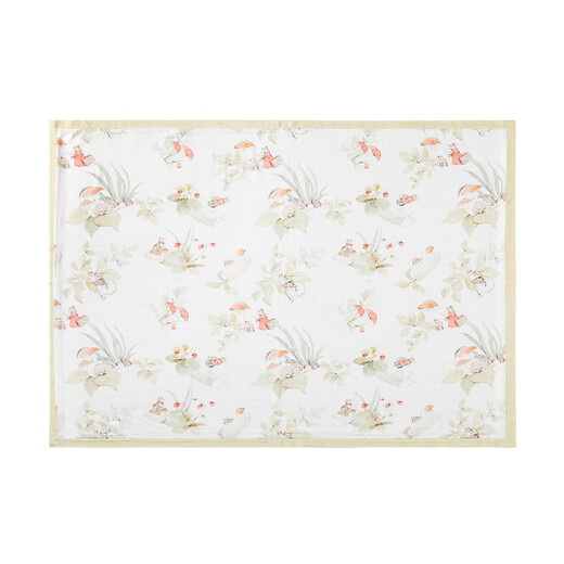 
YEEHOO baby quilt bamboo cotton children summer quilt air conditioner covered by kindergarten grass elves 120x150cm