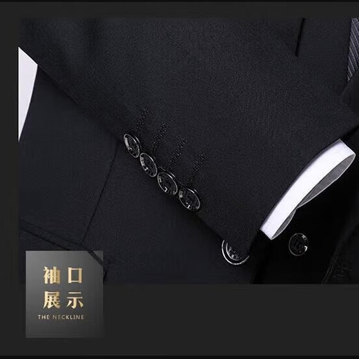 Kaduton Suit Suit Men's Business Slim Suit Men's Work Professional Formal Wear Men's Groomsmen Clothing Groom's Wedding Dress Gray Suit+Pants+Shirt+Leather Shoes L 105-115Jin Jin equals 0.5 kg + 6 gifts