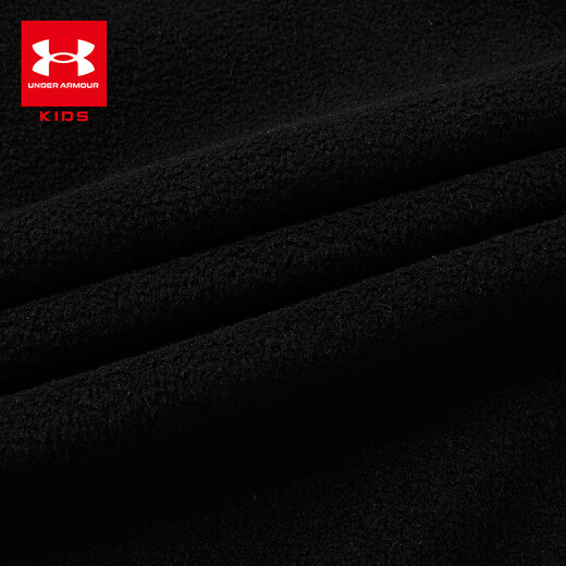 Under Armor children's clothing autumn and winter plus velvet children's knitted jacket comprehensive training series men's and women's hooded tops 244124103