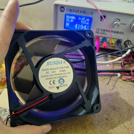 釰RUNDA润达RS1238B24H-S/VH 0.80A 24V 12038电焊机变频器散热风扇 RS1238B24H-S[0.80A]