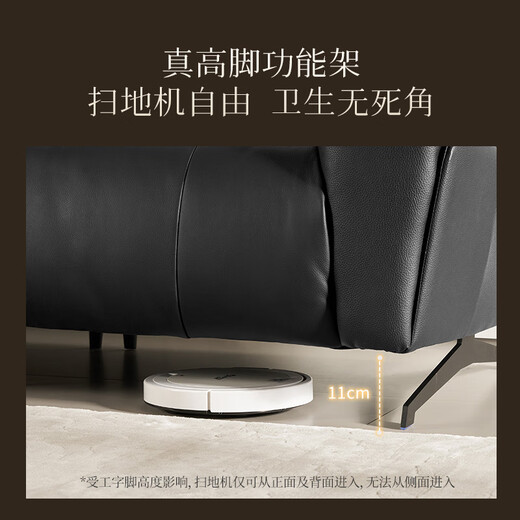 Gujia Home Italienisch 0 wandgerichtete Sofa kann in den Kehrer in den großen Sitz in Tiefe und hochbeinigem Wohnzimmer eintreten.
