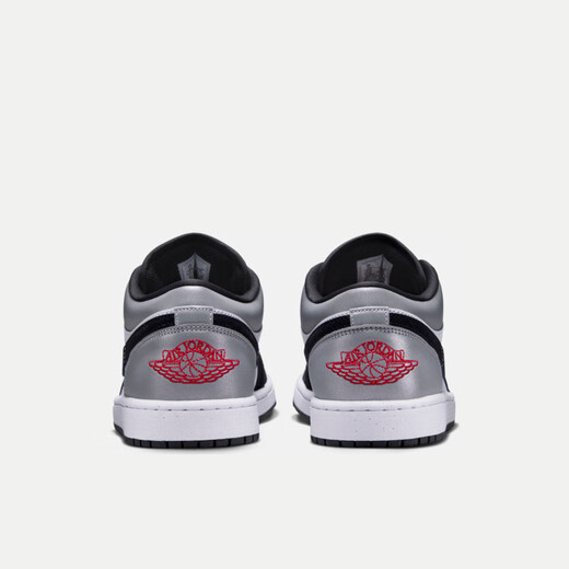 Nike Nike Men's Casual Shoes Jordan AJ1 Jordan 1 Low Top Sneakers HF3148-106 Negro Blanco Gris 44
