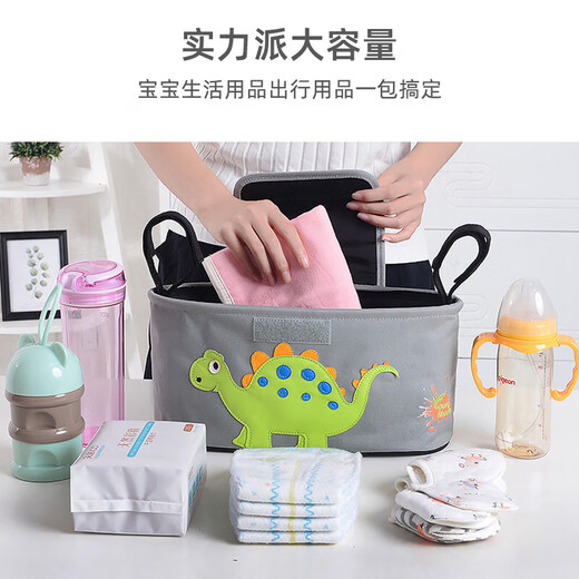 9I9宝宝推车挂包妈咪包大容量尿布收纳包婴儿童车挂袋手提包溜娃神器 妈咪包(可单肩/车挂包)+尿布包