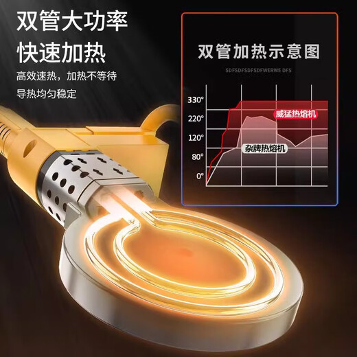 Whamx hot melter PPR water pipe machine PE110 welding tool die hydropower engineering high power W-110-S1