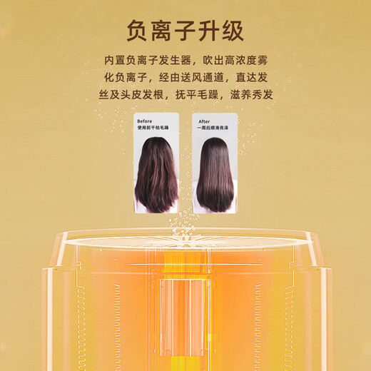 Yier Hair Dryer Home Male and Female Student Dormitory Hair Dryer Blue Light Negative Ion Constant Temperature Hair Care Large and Small Power Portable 800W Fashion White 800W (Special for Family and School Dormitories)