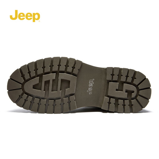 Jeep Boots masculinos Británicos Retro Martin Botas Midube Botas de trabajo Big Boot Boots Khaki