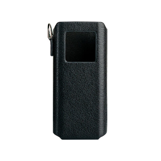 FiiO SK-BTR15 Bluetooth headphone amplifier protective leather case, PU material, non-slip and wear-resistant, black