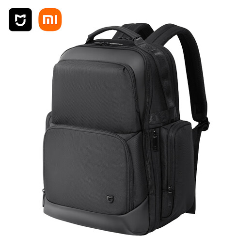 Mijia business large-capacity backpack, school bag, backpack, professional compartment design, business trip business backpack, black