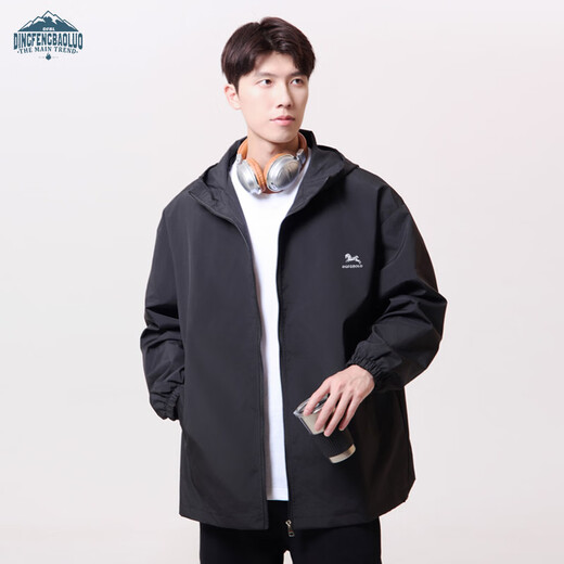 Dingfengbaoluo American style jacket men's Spring Year of the Horse New Year outdoor jacket DFJK01 black 5XL