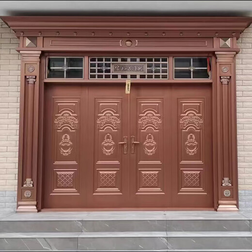 JRB Jiaruibao stainless steel door rural self-built house four-open door four-door entry into the villa living room 304 anti-theft door four-open door style 12