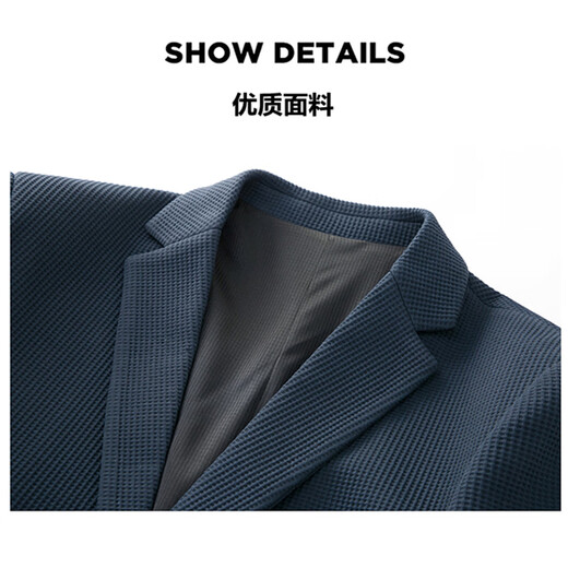 Lilan Men's Business Men's Casual Suit Jacket Men's Casual Uniform Uniform Wool Small Suit 2024 New Black 2305 XL 180