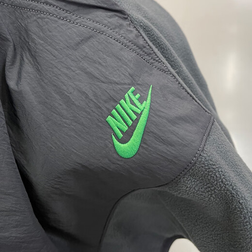 耐克（NIKE） 卫衣外套男士2024春秋季运动服保暖摇粒绒圆领套头衫 DD4855-068灰色 M