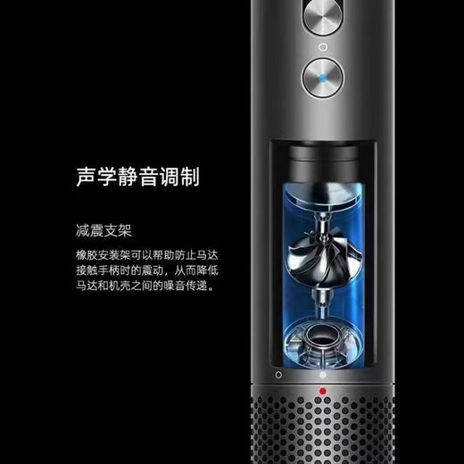 Xiaomi Bai Smart Same Style High Speed Leafless Hair Dryer Home Silent Negative Ion High Power Does Not Hurt Electricity Hair Drying Fast Drying China Red Single Nozzle 1.8 Meter Gift Box