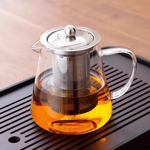 PAKCHOICE teapot tea water separation teapot glass teapot household kung fu tea set teapot elegant teapot 550ML