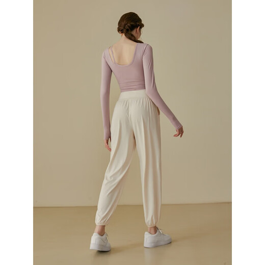 LULUUVTTOH yoga clothing suit for women with chest padded sports top summer quick-drying breathable running training Pilates fitness clothing for women taro top M (suitable for 100-120 Jin Jin equals 0.5 kg)