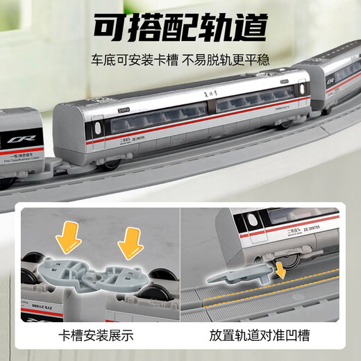 Kawei rail à grande vitesse Train Train de simulation pour enfants alliage électrique télécommande fluxing modèle emu piste jouet toy gard boy télécommande