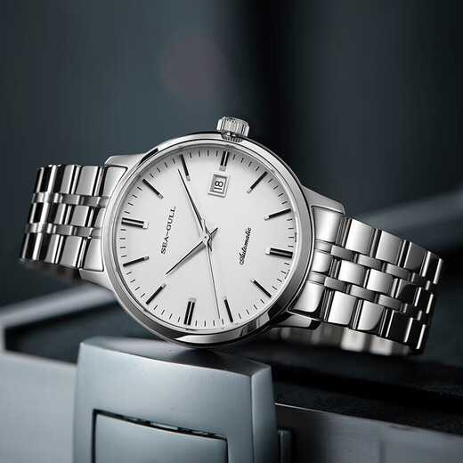 Seagull (SEAGULL) watch men's automatic mechanical watch small steel cannon calendar men's watch birthday gift men's watch set 816.362