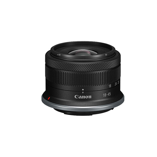 Canon RF-S half-frame mirrorless zoom lens, suitable for EOS RP R7 R10 R5 R6 professional mirrorless cameras RF-S18-45mm IS STM black, disassembled lens, official standard, no UV filter/cleaning kit/presets, etc.