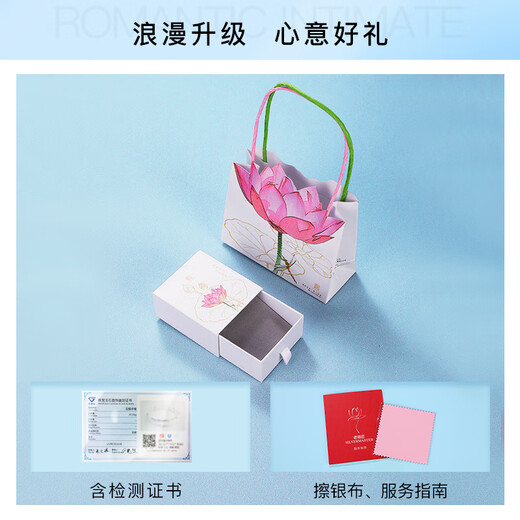 Old silversmith s925 silver four-leaf clover necklace as a Chinese Valentine's Day gift for girlfriend, simple, trendy and personalized female pendant, plain silver clavicle chain