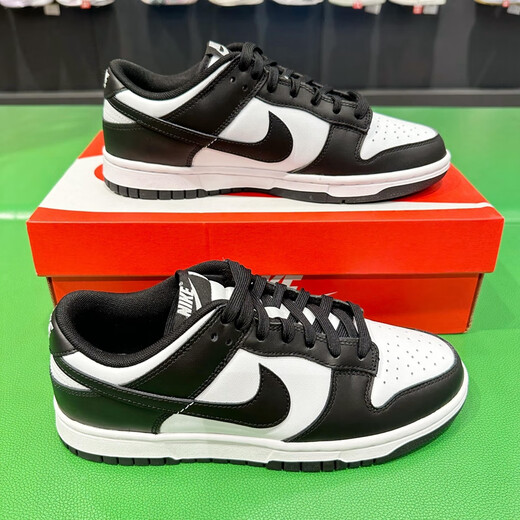 
Nike (NIKE) men's shoes Dunk Low women's shoes black and white panda low top casual retro sling shoes DD1391-100 DD1391-100 men's style 38