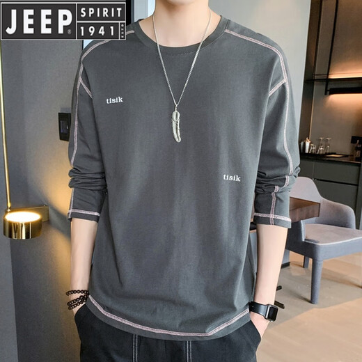 T-shirt à manches longues de Jeep Spirit pour hommes à manches longues pour hommes à manches longues
