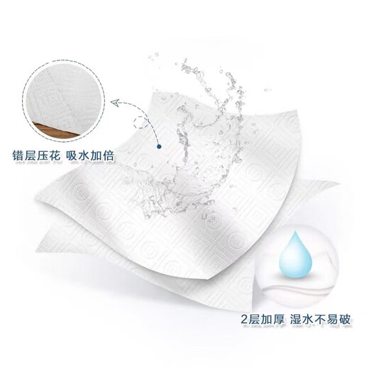 Xinxiangyin toallas de papel de cocina papel absorbente de aceite desechable papel absorbente toallas de papel removibles para limpiar manchas de aceite y grasa paquete de prueba 3 paquetes