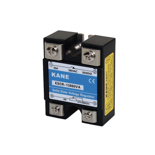 Single-phase solid-state voltage regulator VA/VD SSR relay voltage regulation module 4-20MA/0-10V potentiometer control potentiometer control 100A