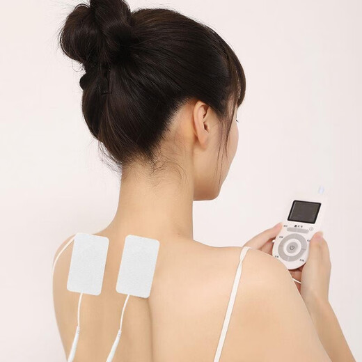 姚本仁家用多功能针灸电疗仪经络全身颈椎穴腰部脉理疗按摩器药房SN3894 蓝色套餐六(5对大贴+5对小贴+拖