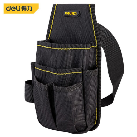 Deli Hardware Tool Bag Electrician's Belt Multifunctional Tool Bag Electrician's Special Tool Repair Belt Oxford Cloth Small Tool Small Belt Bag DL430003