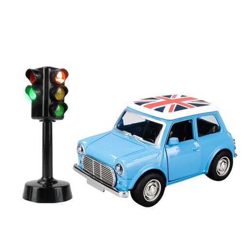 ONEVAN voice traffic light toy car children's alloy toy car boy early education traffic light teaching aids model sound and light lane traffic light + sound and light shift