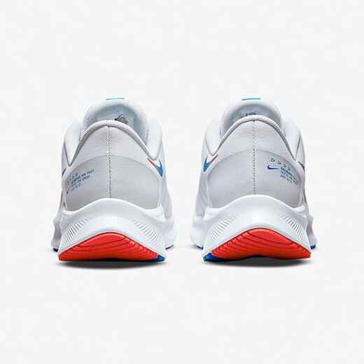 
Nike (NIKE) men's shoes Spring new sports shoes REVOLUTION 7 mesh breathable casual shoes lightweight cushioned running shoes DA1105-101/QUEST 4/white and blue flying line 40.5