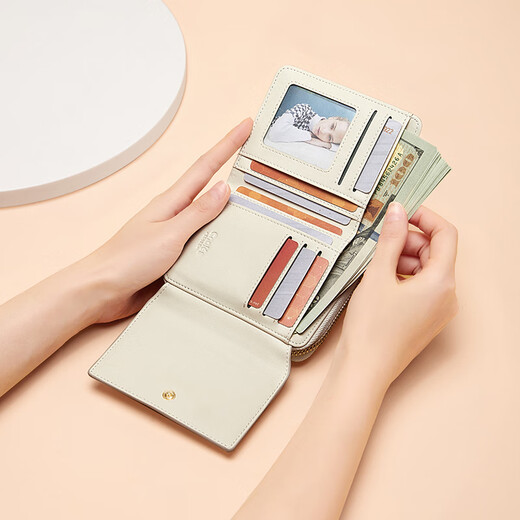 Cnoles Wallet Women's Short Short Small Student Card Bold Bag Bag Splip Bag Bag Bold For Girlfriend Wife