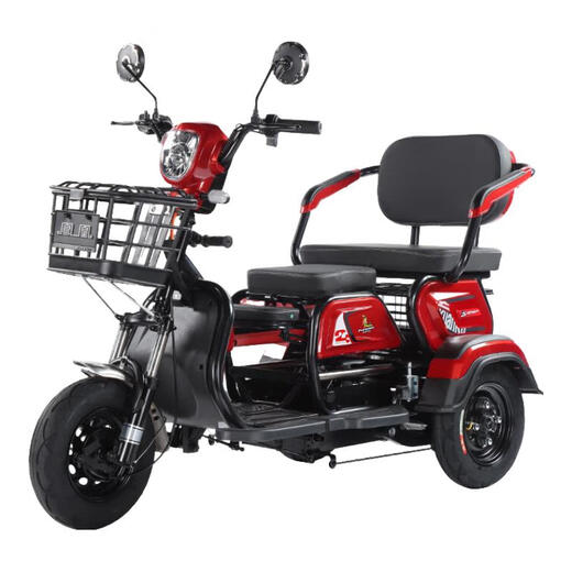 Phoenix (Phoenix) cool electric tricycle household small elderly walking electric vehicle tricycle elderly leisure battery car 600W丨48V20A lead-acid + battery life about 40 kilometers
