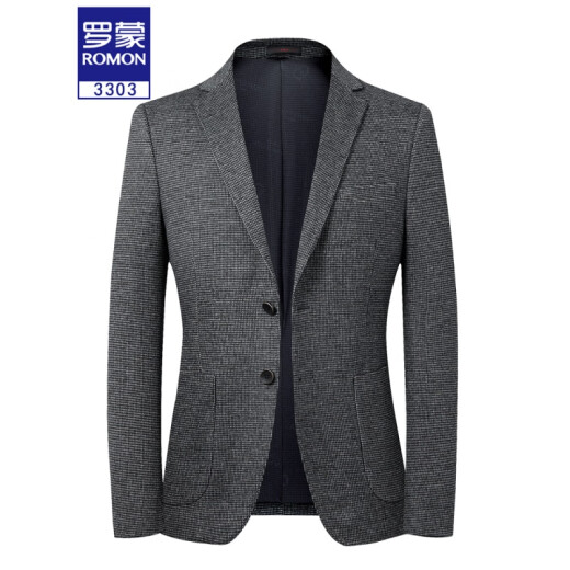 Romon (Romon) Anzug Jacke Herren-Top-Single-Stück koreanischer Stil Slim Casual Anzug Herbst Business Herren Strick Single West Top Blue 6625 185/2xl [Empfohlen 150-165jin [Jin ist gleich 0,5 kg]]