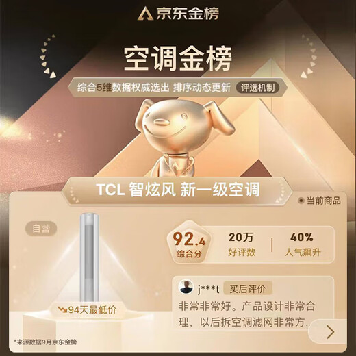 TCL air conditioner 3 new level energy efficiency energy saving frequency conversion cooling and heating smart air conditioning vertical air conditioning cabinet KFRd-72LW/D-ME21Bp (B1) trade-in national subsidy