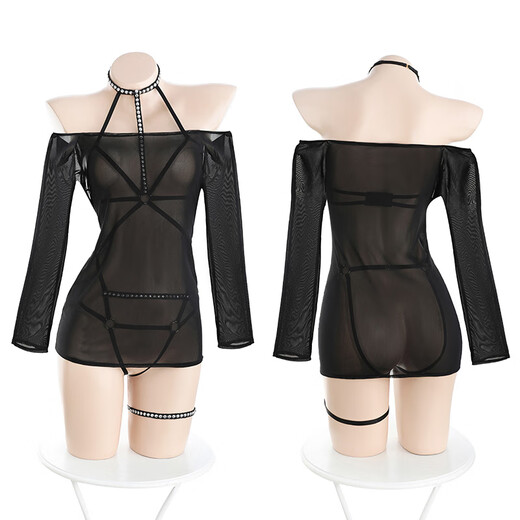 Uniforme masculino 2025 NUEVA SEXY Men's Special Attle Attle Attle Speed ​​Speed ​​Sm Shame Thong, Oily y Transparent Boy Fecha, alto elástico y perspectiva de una pieza 160 (m) Peso recomendado 80-120Jin [Jin equivale a 0.5 kg]