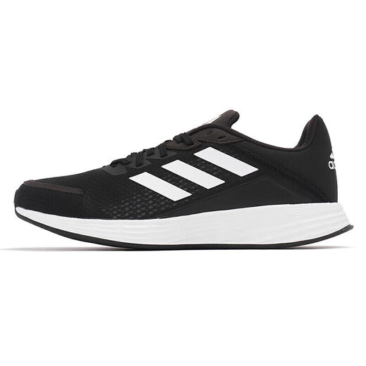 阿迪达斯 （adidas）男鞋2025夏季新款网面透气运动鞋轻便耐磨休闲鞋缓震跑步鞋 JQ9716黑色 42 (260mm)