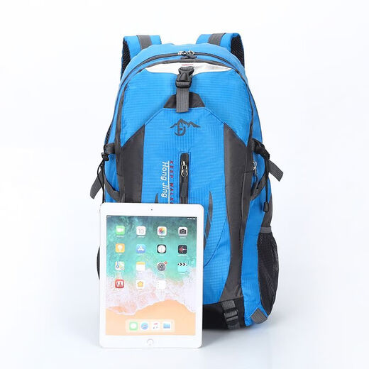 Nueva bolsa de montañismo al aire libre senderismo gran capacidad mochila hombres y mujeres bolsas de viaje mochila mochila escolar mochila impermeable negro