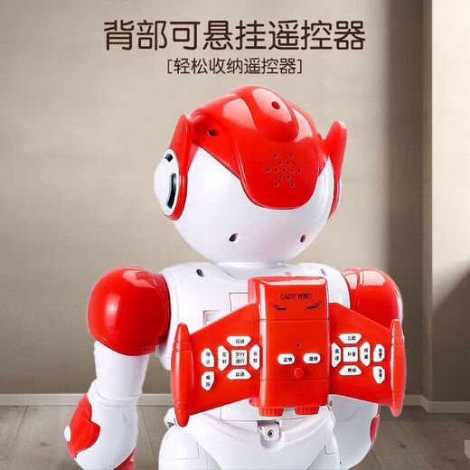 El robot inteligente de juguete para niños JJRIC puede hablar con niños de 3 a 6 años para regalos de cumpleaños para niñas de 8 años de edad de 10 años K19 [azul] Diálogo de voz + Modelo de actualización de aplicaciones para regalos para niños de alta gama para niños y niñas