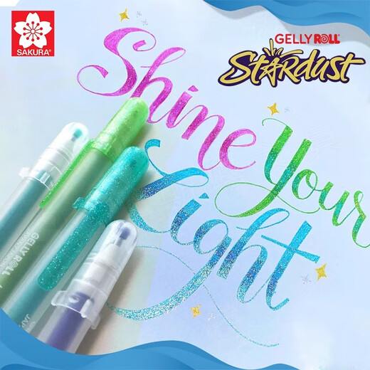 Sakura Tiara Star Sten Stifte Zodiac Sparrow Stift 12 Farbe Kritzelei Helle Farbe Geburtsstein Grußkarte Handkonto farbig neutraler Stift 724 #purple 1