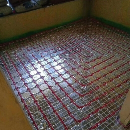 Floor heating module, floor heating, backfill-free insulation board, aluminum foil, Vientiane circular board, superconducting aluminum board template, household thickening, pure aluminum film, 1.2m*0.6m, 10 sheets, 20 tubes