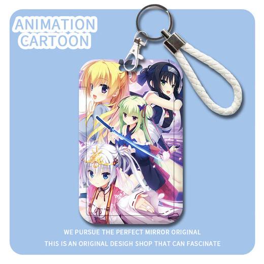 
Beizu Qianlian Wanhua Cluster Rain Rice Card Cluster Chao Wufangnai Student Campus Bus Card Subway Card Cluster Hanging Neck Strap Qianlian Wanhua Z12858 [Card cover + long lanyard]