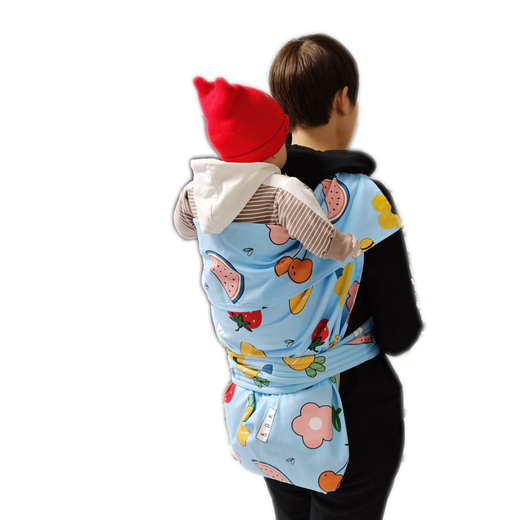 
YIUDS spring and summer cotton strap Sichuan vintage cotton turban back style baby traditional strap thin baby back bag small aircraft pattern