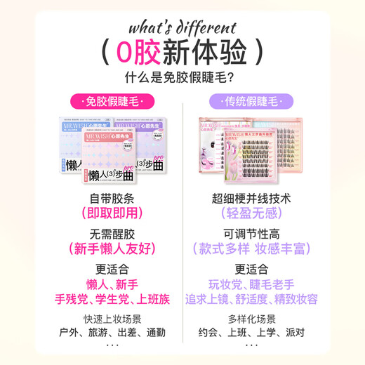 Glue-free false eyelashes for lazy people in three steps ABA Sunflower upgraded self-adhesive false eyelashes natural eyelashes