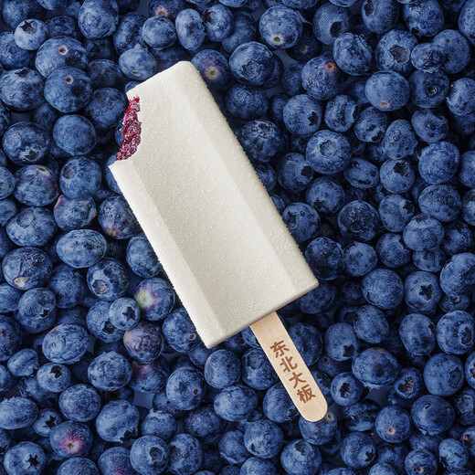 Northeastern Daban Blueberry Sandwich Milk Flavored Popsicles 80g*5 Sticks Boxed Sticks Cold Drink Fruity Flavor