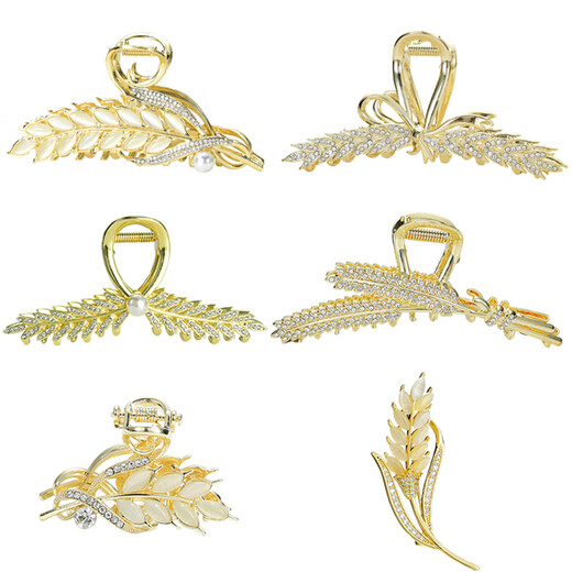 Kamalen Wheat Ear Hair Clip 2025 Back Head Clip Clip Hair Clip Coiffe de petite amie Girl Wife Birthday Gift Feme