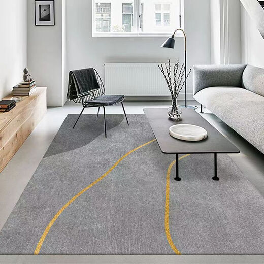 Xuxian light luxury living room carpet floor mat coffee table mat bedroom living room carpet home entrance anti-slip mat large area carpet light luxury-01 100*200 cm