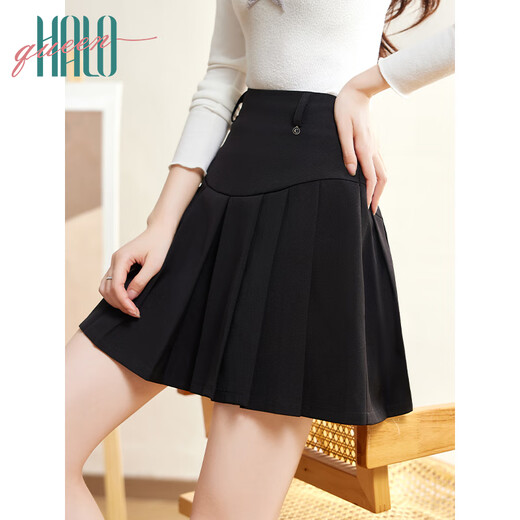 Halo Queen skirt women's new pleated skirt high waist slimming cover versatile A-line JK skirt short skirt H143B2004